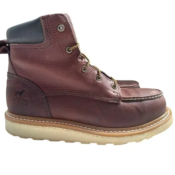 Irish Setter Work Boots Ashby 6 in Men's 9.5 D EH Alum Toe WP Leather 83606